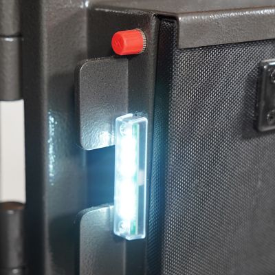 Image showing 5 th Sanctuary 0.79 cu. ft. Digital Lock Diamond Fireproof/Waterproof Home and Office Safe, Dark Gray Hammertone