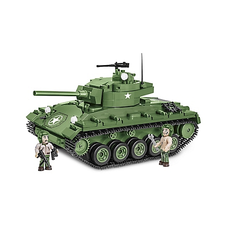 COBI Historical Collection WWII M24 Chafee Tank - 590 Piece Construction  Blocks Building Kit