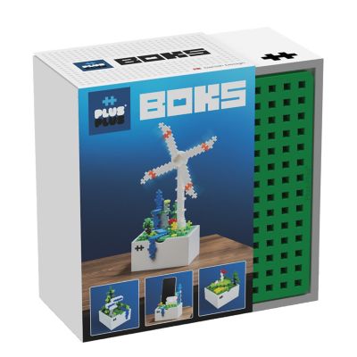 Image showing  220 pc. Boks Windmill Construction Building Office Desk Fidget Toy, Interlocking Mini Puzzle Blocks
