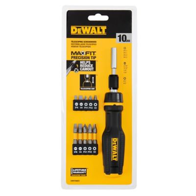 DeWALT 10 pc. MaxFit Telescoping Ratcheting Screwdriver Set