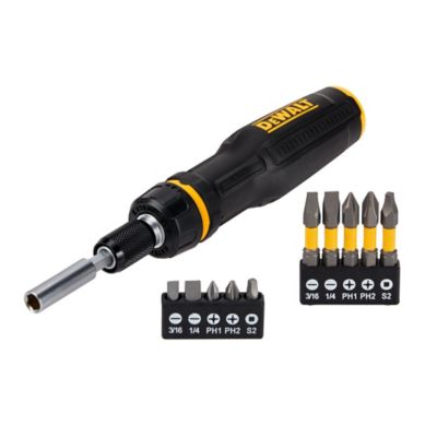 Image showing  10 pc. MaxFit Telescoping Ratcheting Screwdriver Set