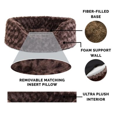 Image showing  Ultra Plush Oval Pet Bed