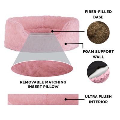 Image showing  Ultra Plush Oval Pet Bed