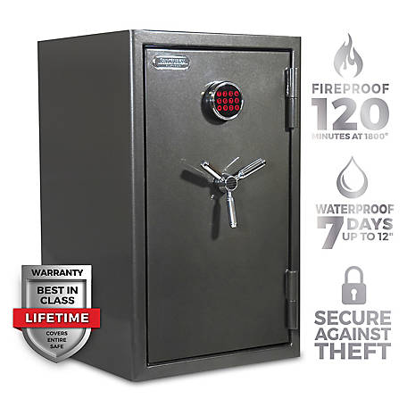 Sanctuary Platinum Series 1.71 CuFt. Capacity Fire/Waterproof Safe with Illuminated E-Lock Sanctuary Platinum Series 1.71 CuFt. Capacity Fire/Waterproof Safe with Illuminated E-Lock
