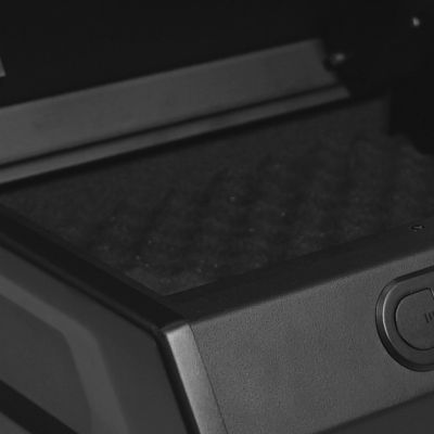 Image showing 7 th Sports Afield 1 Gun 0.17 cu. ft. Biometric Home Defense Auto Top Entry Quick Access Gun Vault, Matte Black