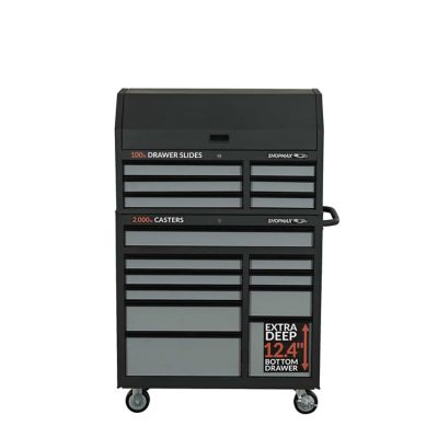 Image showing  41 in. 16-Drawer Tool Chest and Rolling Cabinet Combo