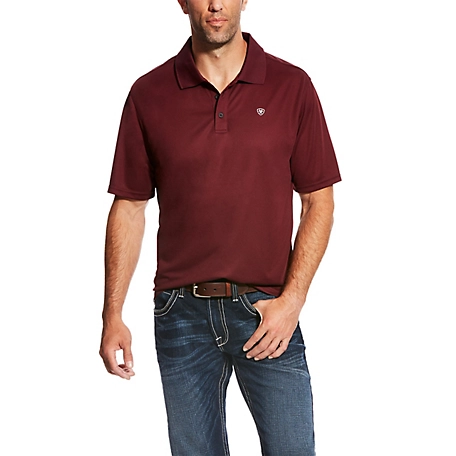 Ariat Men's Tek Polo Short Sleeve T-Shirt Tee - 10043506