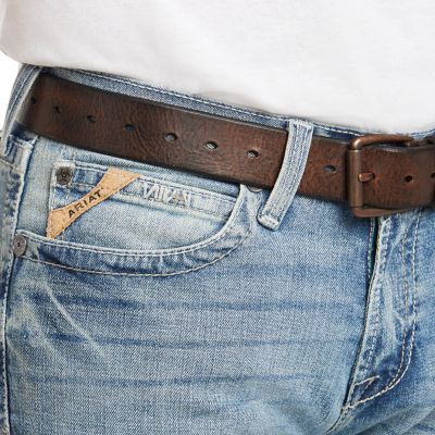 Image showing 2 th Ariat Men's Slim Fit Low-Rise M7 Stirling Straight Leg Jeans