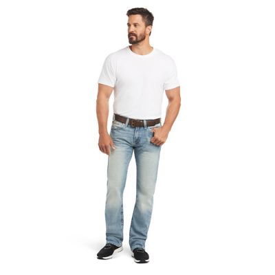 Image showing 5 th Ariat Men's Slim Fit Low-Rise M7 Stirling Straight Leg Jeans