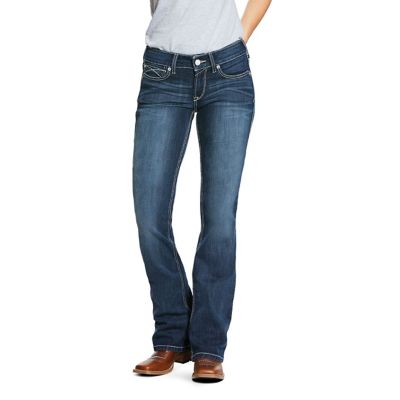 Ariat Women's Classic Fit Mid-Rise Arrow Shayla Bootcut Jeans