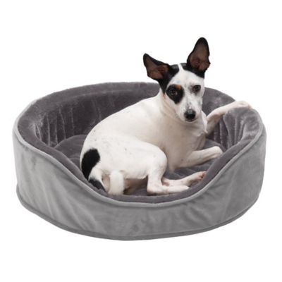 FurHaven Plush and Velvet Orthopedic Oval Dog Bed