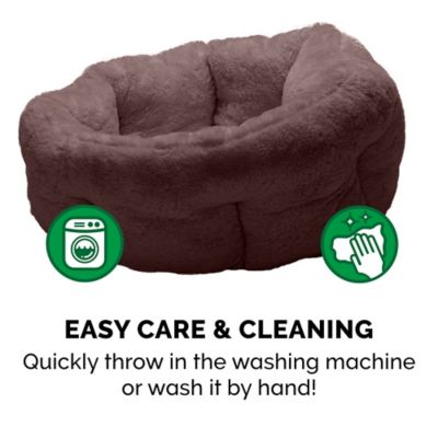 Image showing  Luxury Fur Warming Hi-Lo Cuddler Pet Bed