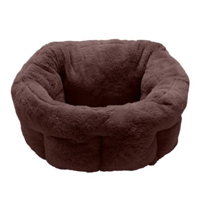Image showing  Luxury Fur Warming Hi-Lo Cuddler Pet Bed