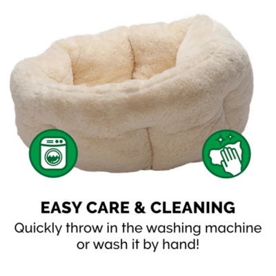 Image showing  Luxury Fur Warming Hi-Lo Cuddler Pet Bed