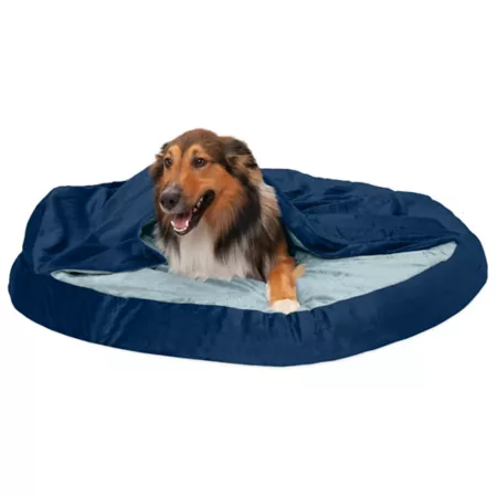 FurHaven Snuggery Burrow Memory Foam Dog Bed in Microvelvet Covered Dog Beds