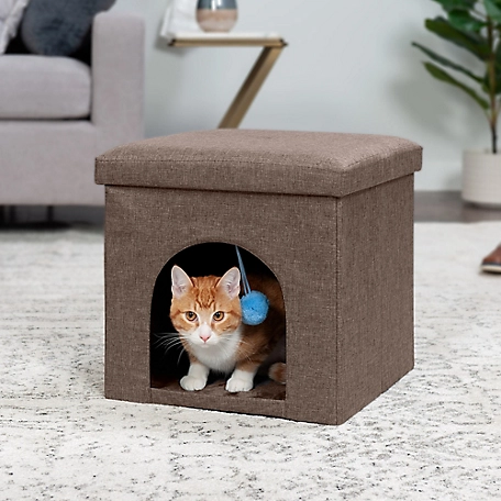 FurHaven Small Pet House Footstool