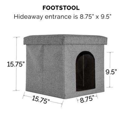 Image showing 2 th FurHaven Small Pet House Footstool