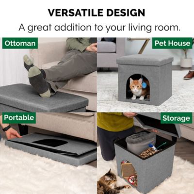 Image showing 4 th FurHaven Small Pet House Footstool