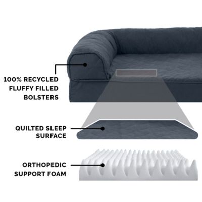 Image showing  Quilted Orthopedic Sofa Dog Bed