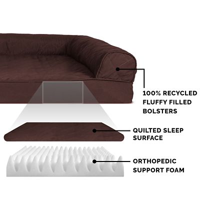 Image showing  Quilted Orthopedic Sofa Dog Bed
