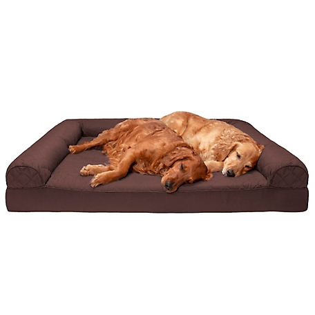 FurHaven Quilted Orthopedic Sofa Dog Bed