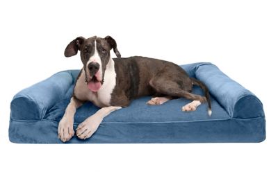 FurHaven Faux Fur & Velvet Memory Top Sofa Dog Bed Our girl loves this bed