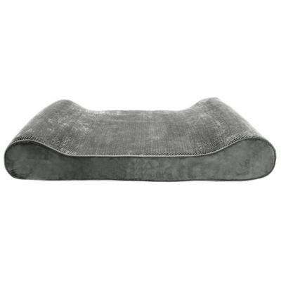 FurHaven Minky Plush and Velvet Luxe Lounger Cooling Gel Foam Dog Bed