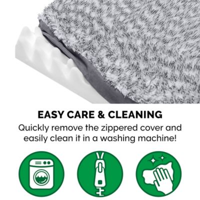 Image showing 6 th FurHaven Two-Tone Faux Fur and Suede Deluxe Orthopedic Dog Bed