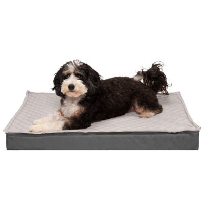 FurHaven Quilted Top Convertible Indoor/Outdoor Deluxe Orthopedic Dog Bed