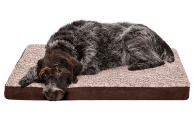 FurHaven Two-Tone Fur and Suede Deluxe Full Support Solid Orthopedic Dog Bed Have bought multiple products and love everyone of them