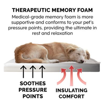 Image showing 3 th FurHaven Quilted Top Convertible Indoor/Outdoor Deluxe Memory Foam Dog Bed