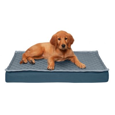FurHaven Quilted Top Convertible Indoor/Outdoor Deluxe Cooling Gel Foam Dog Bed