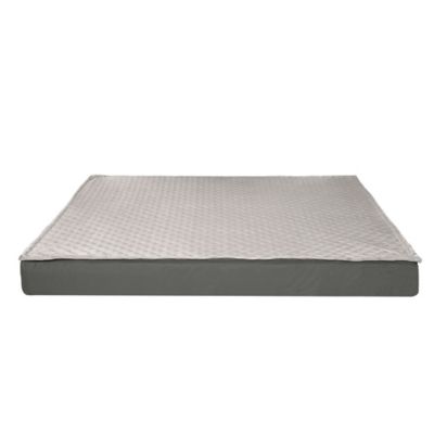 Image showing  Quilted Top Convertible Indoor/Outdoor Deluxe Cooling Gel Foam Dog Bed
