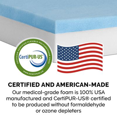 Image showing  Quilted Top Convertible Indoor/Outdoor Deluxe Cooling Gel Foam Dog Bed