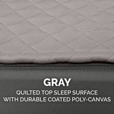 Image showing 7 th FurHaven Quilted Top Convertible Indoor/Outdoor Deluxe Cooling Gel Foam Dog Bed