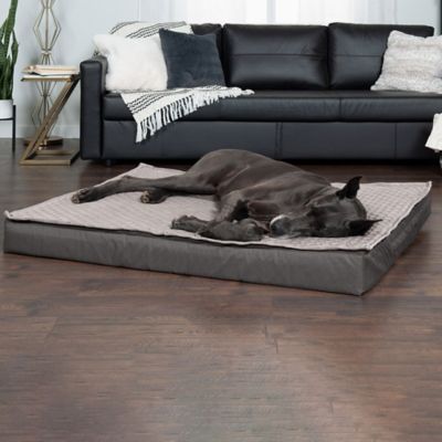 Image showing 9 th FurHaven Quilted Top Convertible Indoor/Outdoor Deluxe Cooling Gel Foam Dog Bed