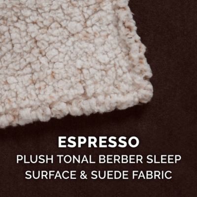 Image showing 8 th FurHaven Berber and Suede Blanket Top Orthopedic Mattress Dog Bed