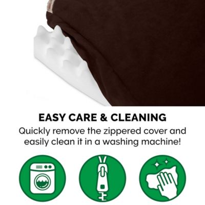 Image showing 6 th FurHaven Berber and Suede Blanket Top Orthopedic Mattress Dog Bed