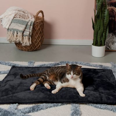 Image showing 9 th FurHaven ThermaNAP Faux Fur Self-Warming Pet Bed Mat