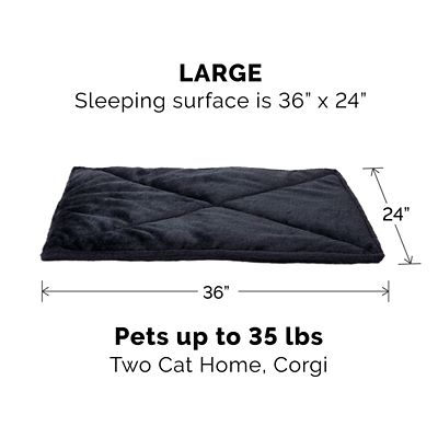 Image showing 7 th FurHaven ThermaNAP Faux Fur Self-Warming Pet Bed Mat