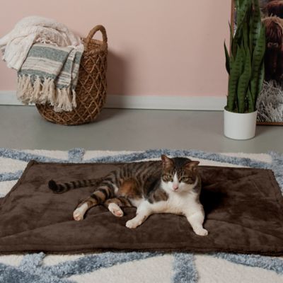 Image showing 9 th FurHaven ThermaNAP Faux Fur Self-Warming Pet Bed Mat