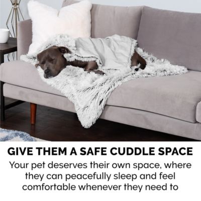 Image showing  Long Fur and Velvet Pet Throw Blanket