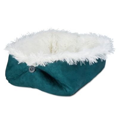 Image showing  Self-Warming Convertible Cuddle Pet Mat and Bed