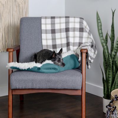Image showing  Self-Warming Convertible Cuddle Pet Mat and Bed