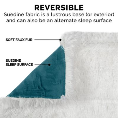 Image showing  Self-Warming Convertible Cuddle Pet Mat and Bed