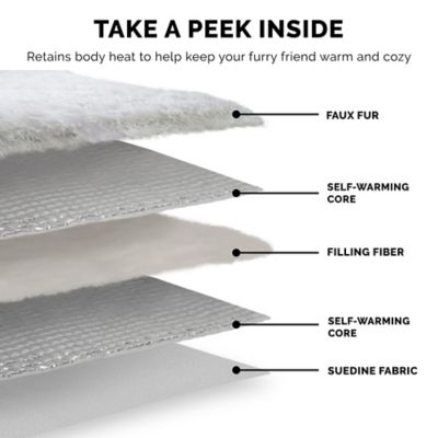 Image showing 5 th FurHaven Self-Warming Convertible Cuddle Pet Mat and Bed