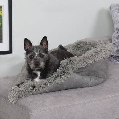 Image showing  Self-Warming Convertible Cuddle Pet Mat and Bed