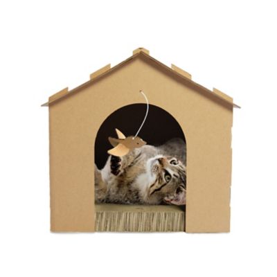 Image showing  Tiger Tough Studio Playground Scratcher House with Gift Box and Catnip