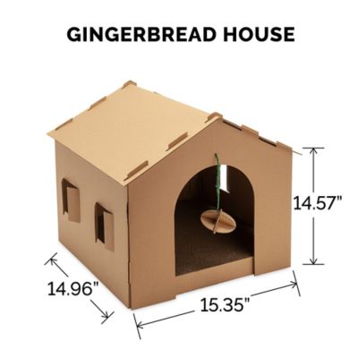 Image showing  Tiger Tough Studio Playground Scratcher House with Gift Box and Catnip