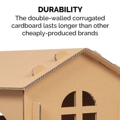 Image showing  Corrugated Farmhouse Cat Scratcher with Catnip